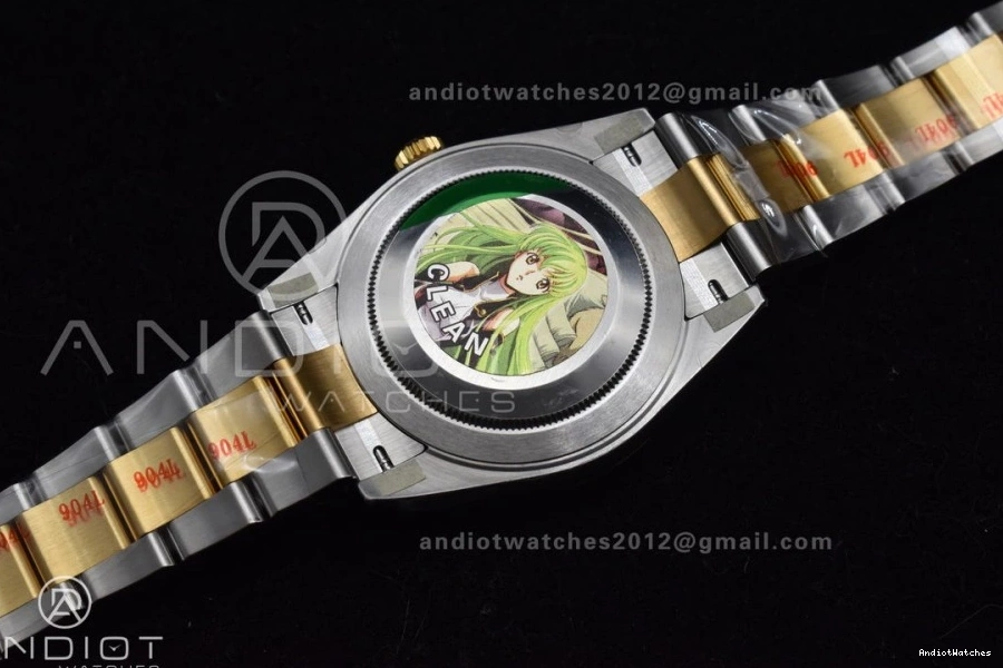126333 YG 904L Oyster DateJust SS YG Steel Dial 41 Textured Edition Best Clean Sleek 608 VR 1:1 on Bracelet 0713